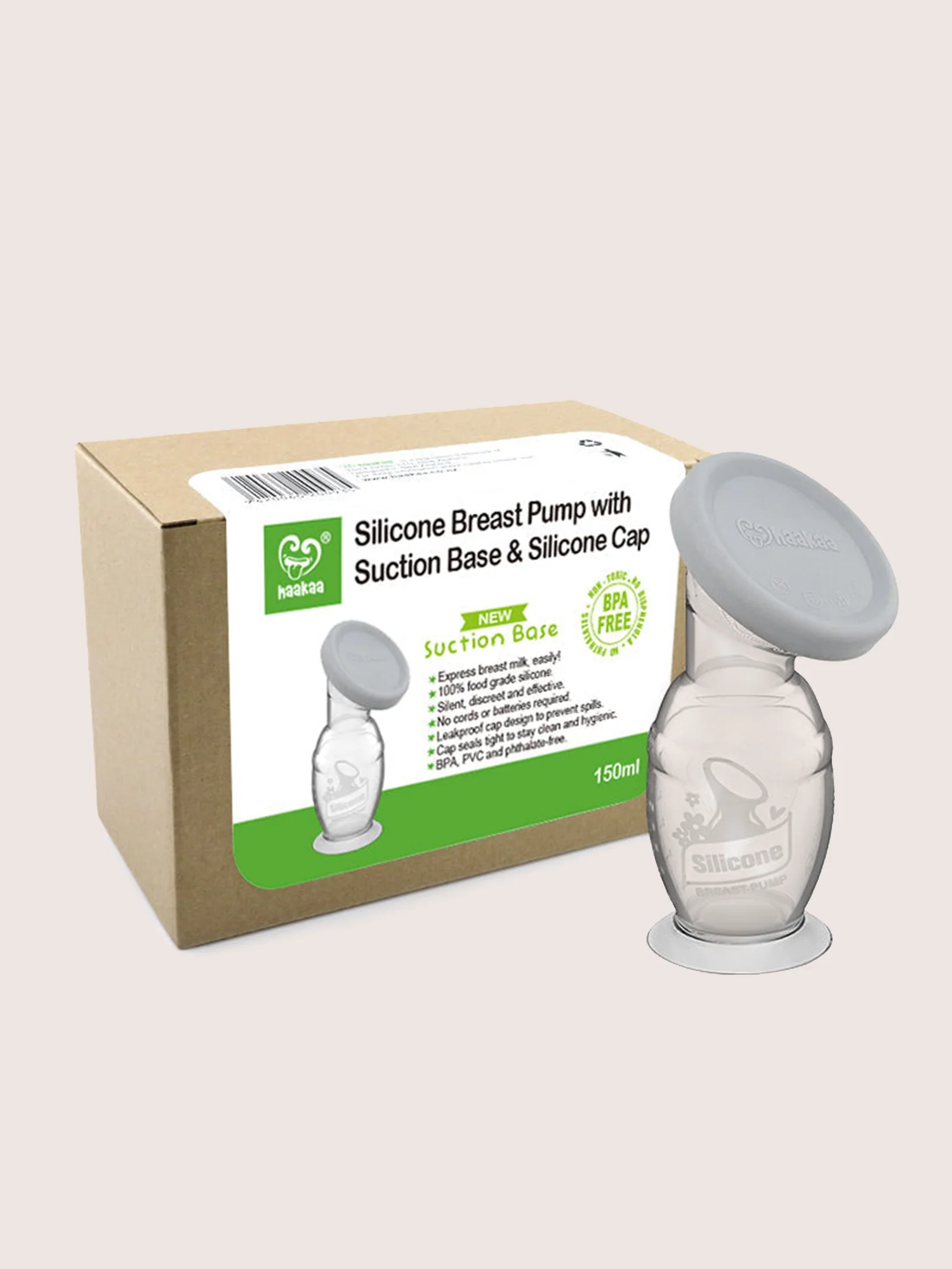 Haakaa - Gen 2 Silicone Pump with Silicon Lid 1 Set - Image 3