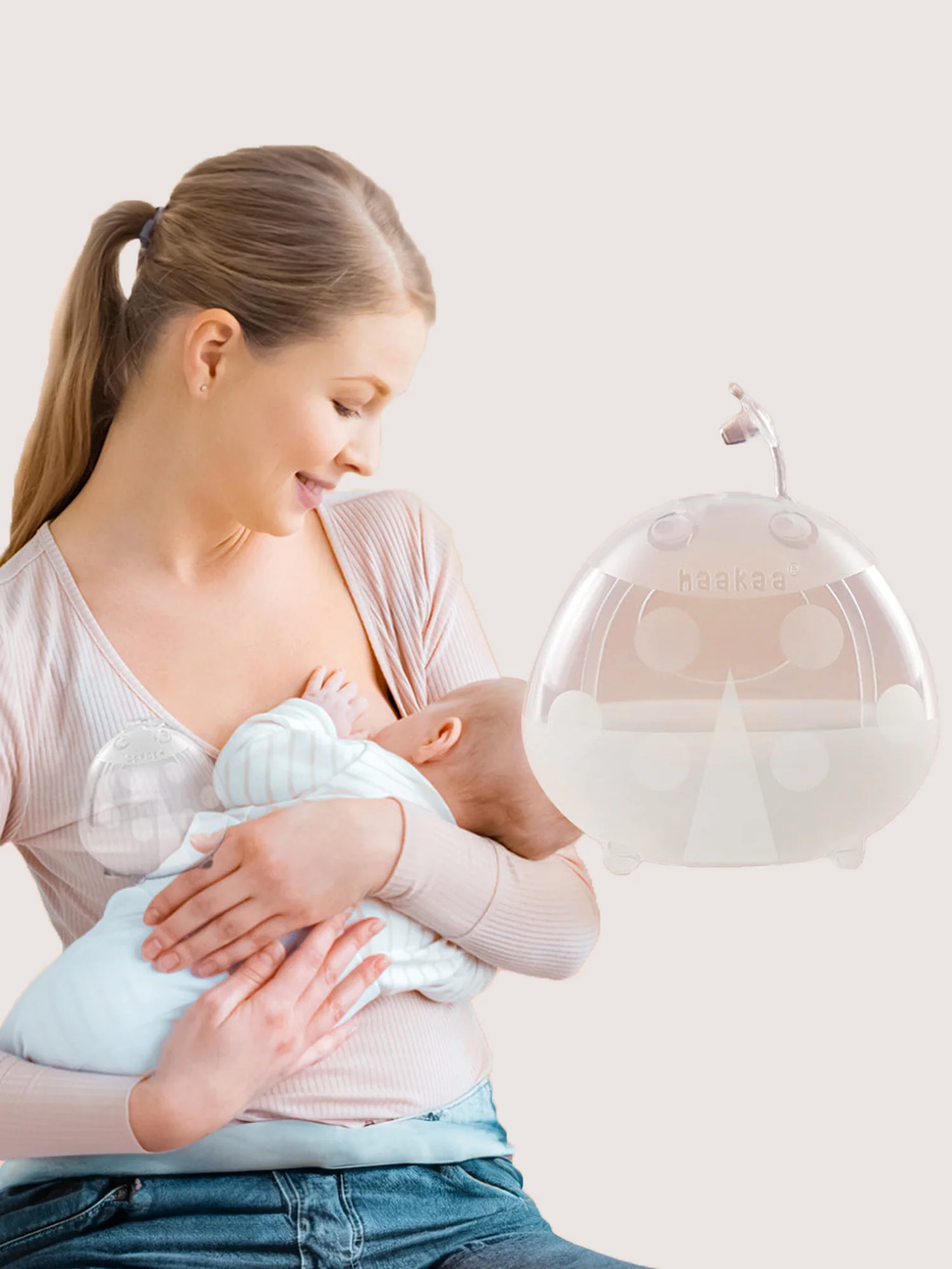 Haakaa - Ladybug Silicone Milk Collector 2.5 oz/75 ml - Image 3