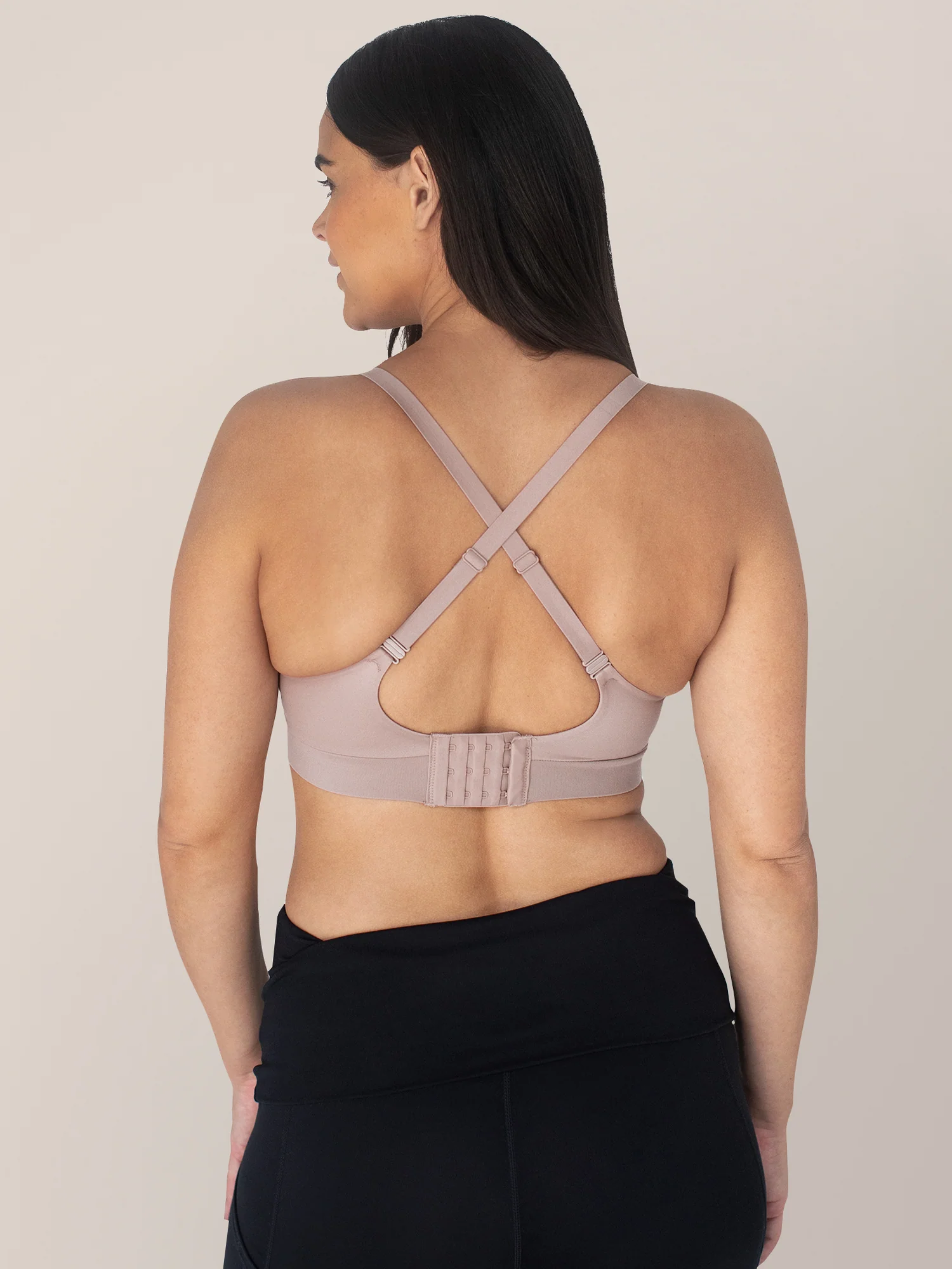 Minimalist Hands-Free Pumping & Nursing Bra | Lilac Stone - Image 3