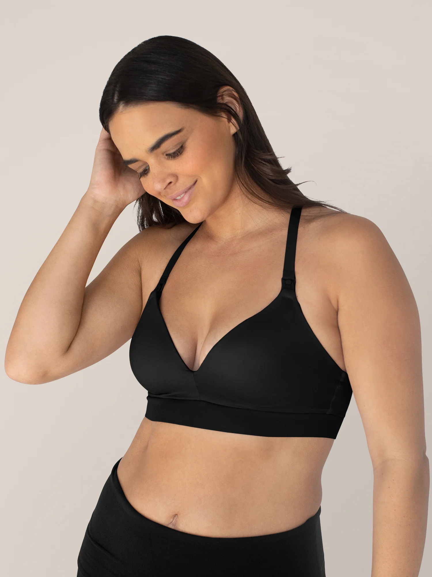 Minimalist Maternity & Nursing Bra | Black - Image 4