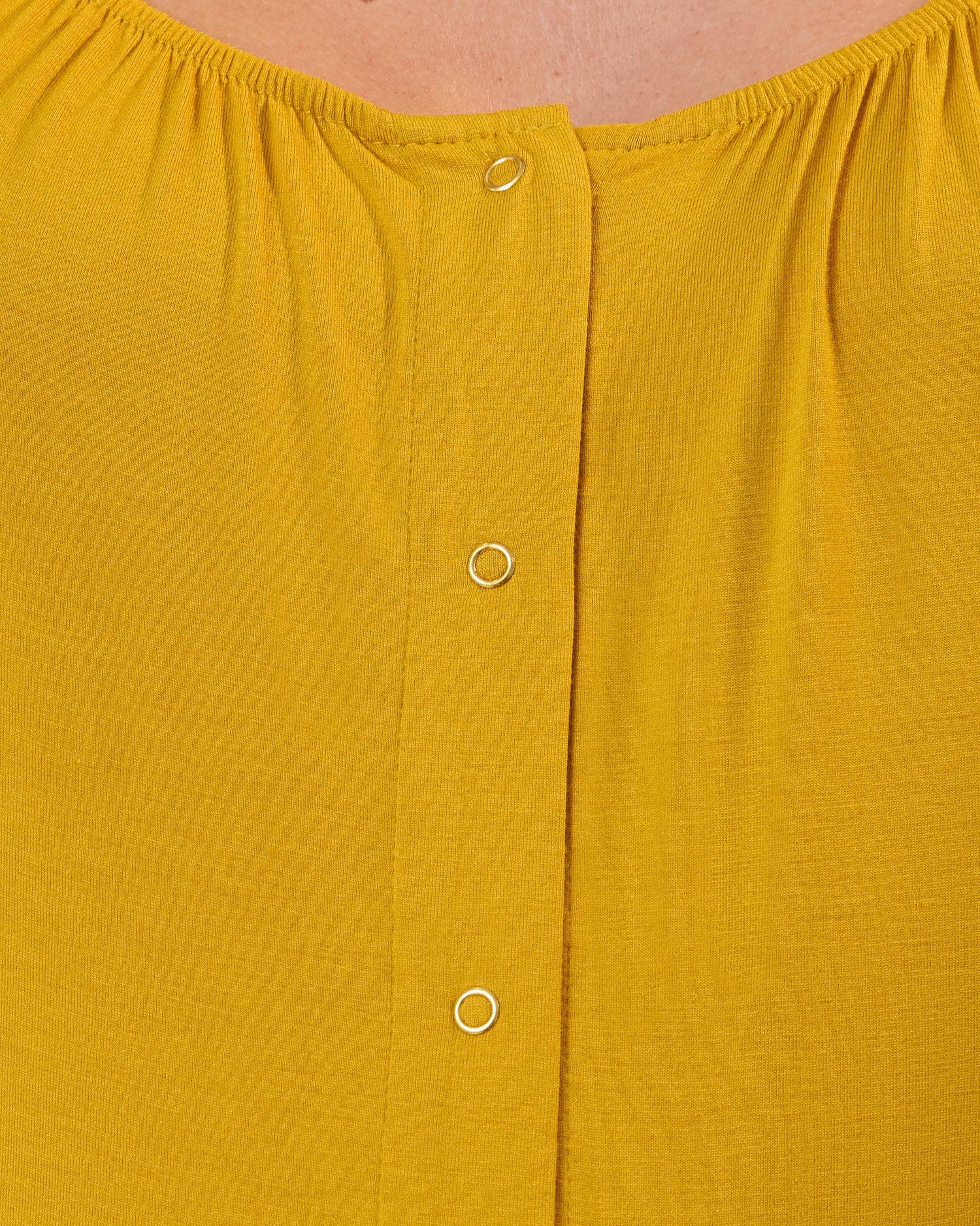 Ruffle Strap Labor & Delivery Gown | Honey - Image 3