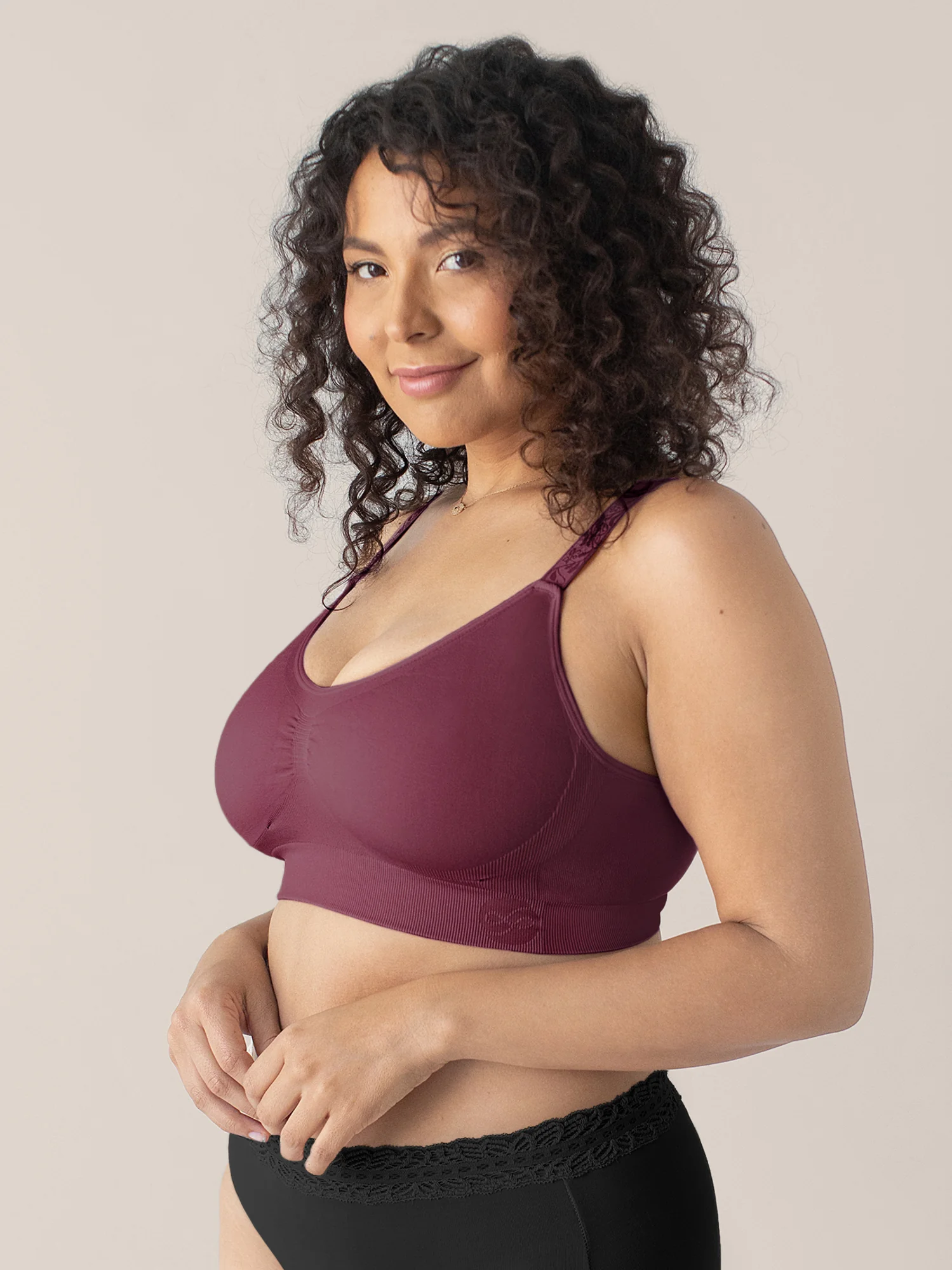 Nellie Sublime® Wireless Bra | Fig - Image 3