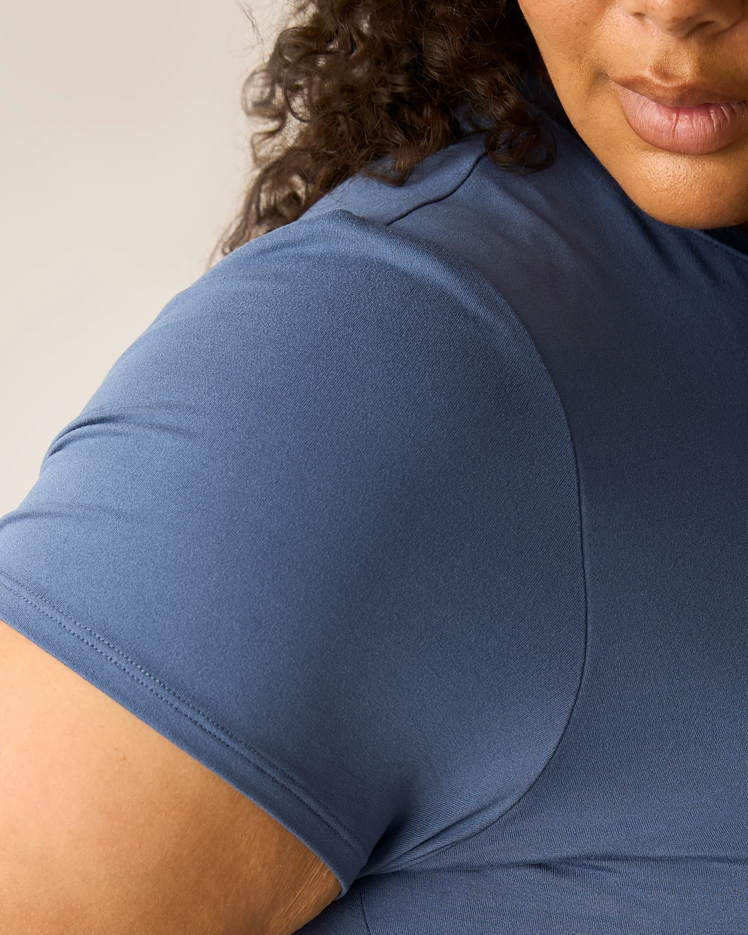 The Sunday Maternity & Nursing Pajama Set | Slate Blue - Image 4