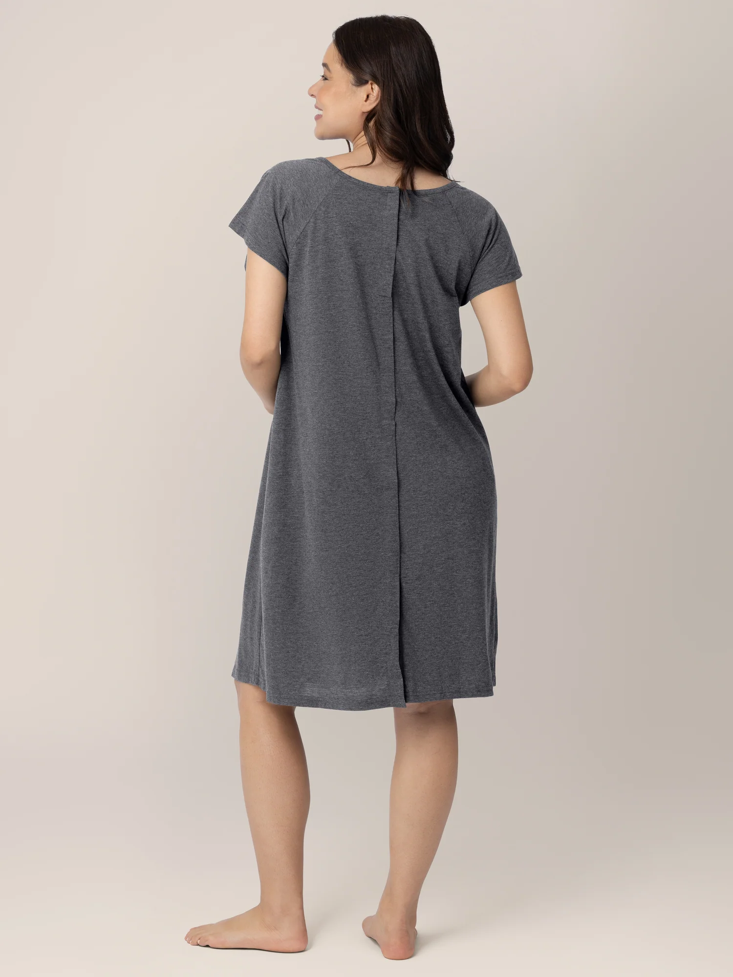 Universal Labor & Delivery Gown | Grey Heather - Image 5