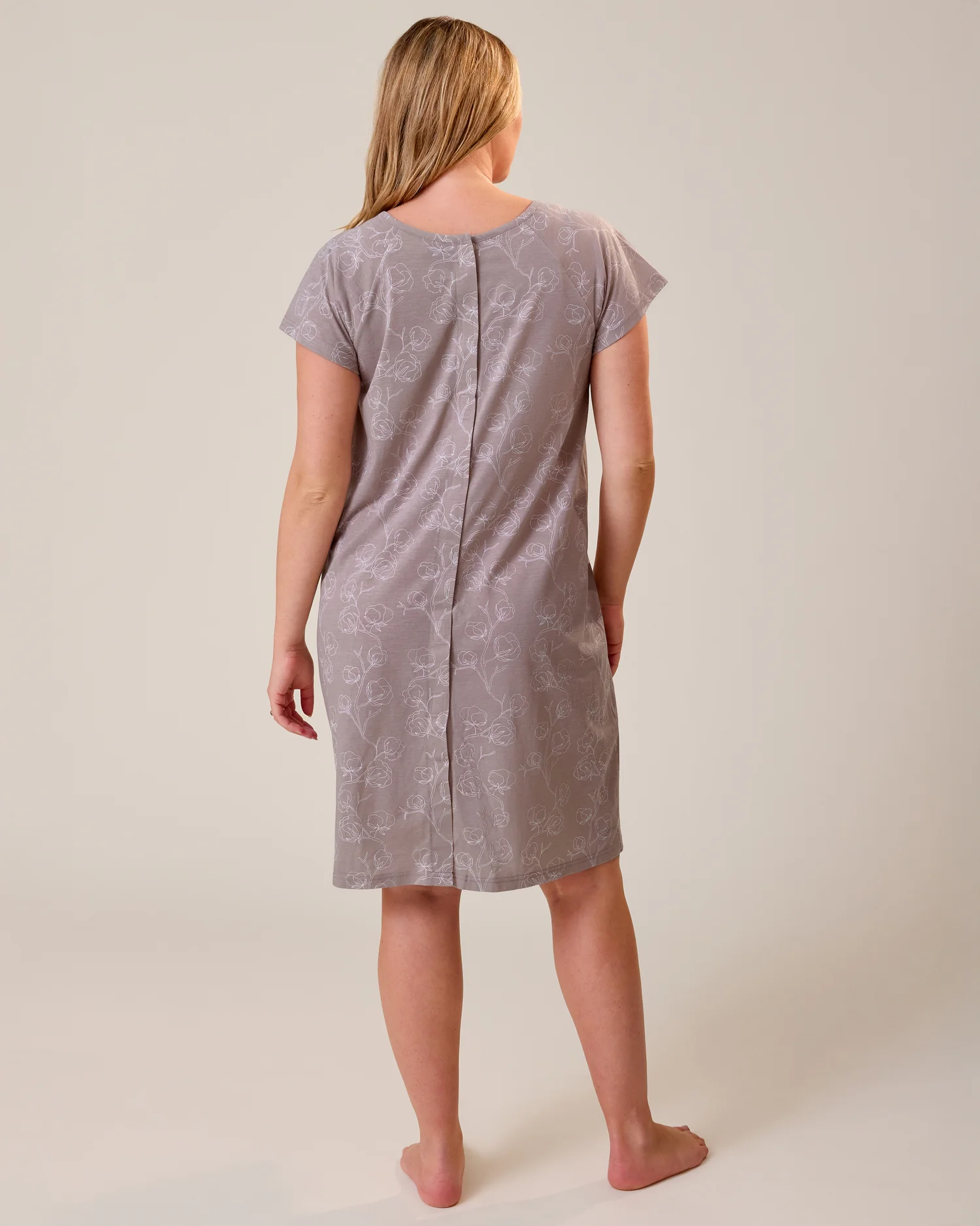 Universal Labor & Delivery Gown | Lilac Bloom - Image 7